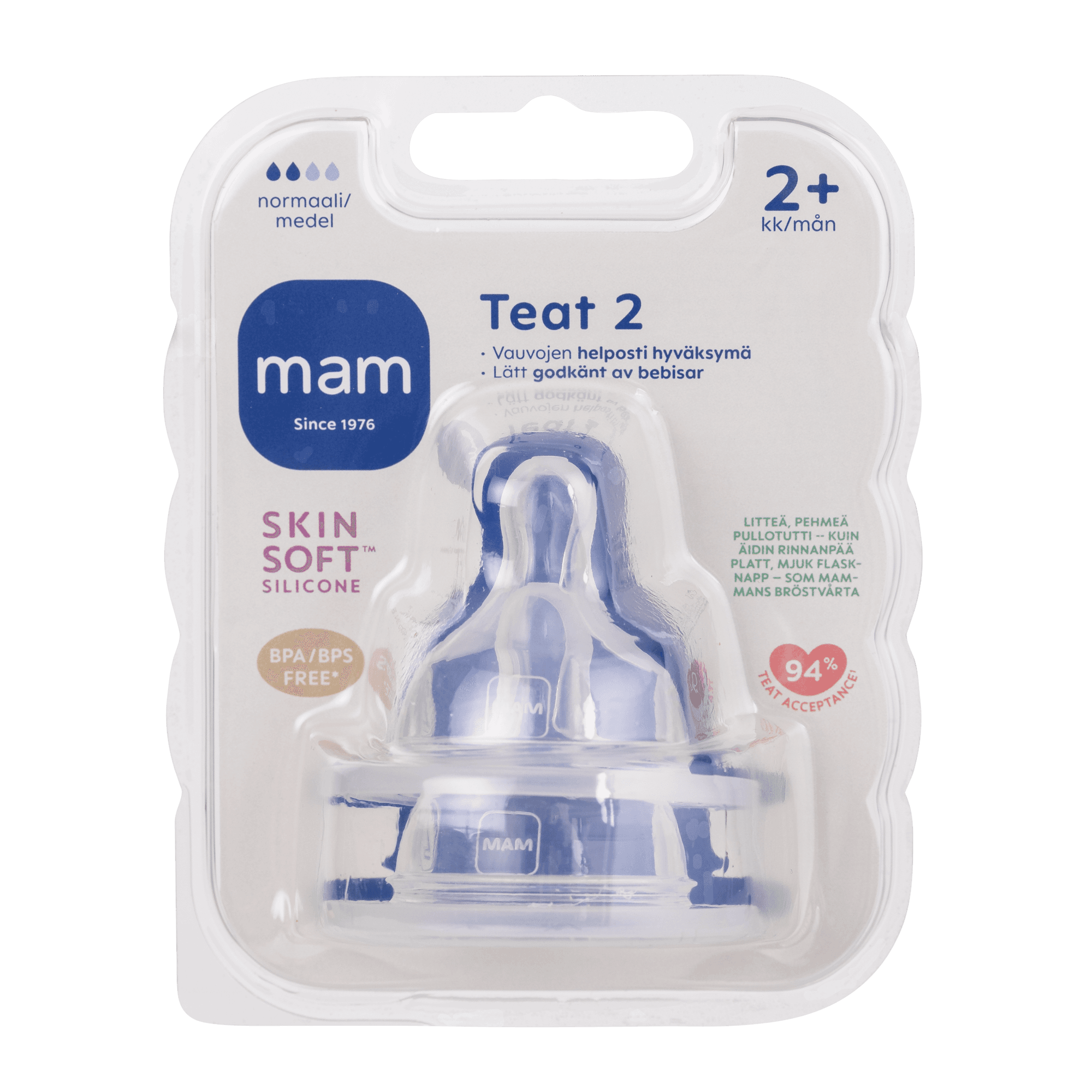 Kuvassa on MAM Teat pullotutti