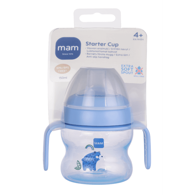 Kuvassa on MAM Starter cup