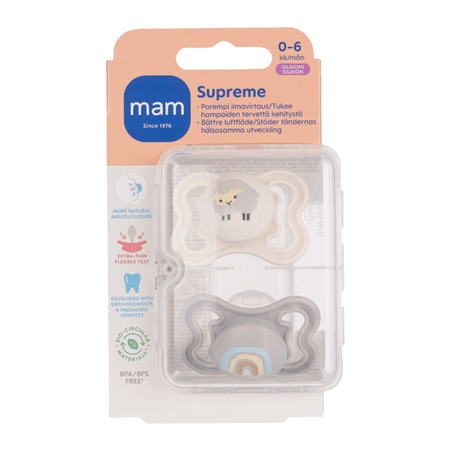 Kuvassa on MAM Supreme tutti