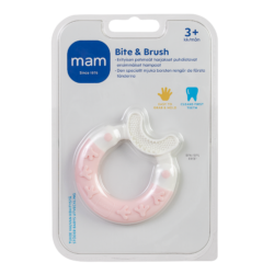 Kuvassa on MAM Bite &brush
