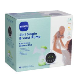 Kuvassa on MAM 2in1 rintapumppu